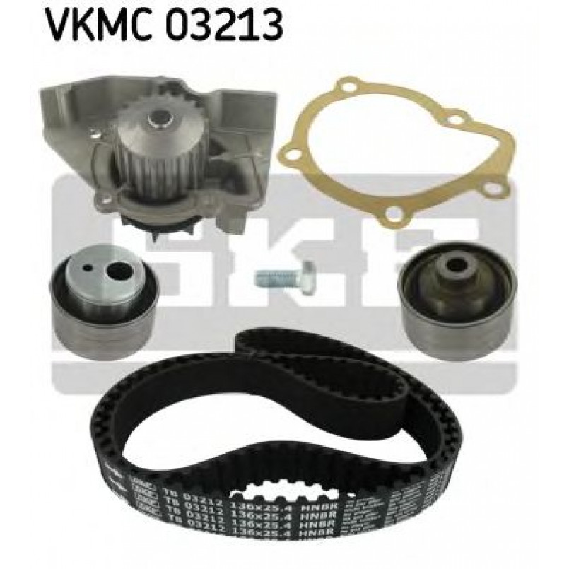 VKMC 03213 SKF - Насос охолоджуючої рідини + комплект зубчатого ремня
